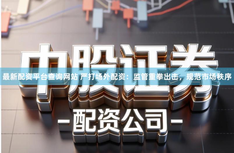 最新配资平台查询网站 严打场外配资：监管重拳出击，规范市场秩序